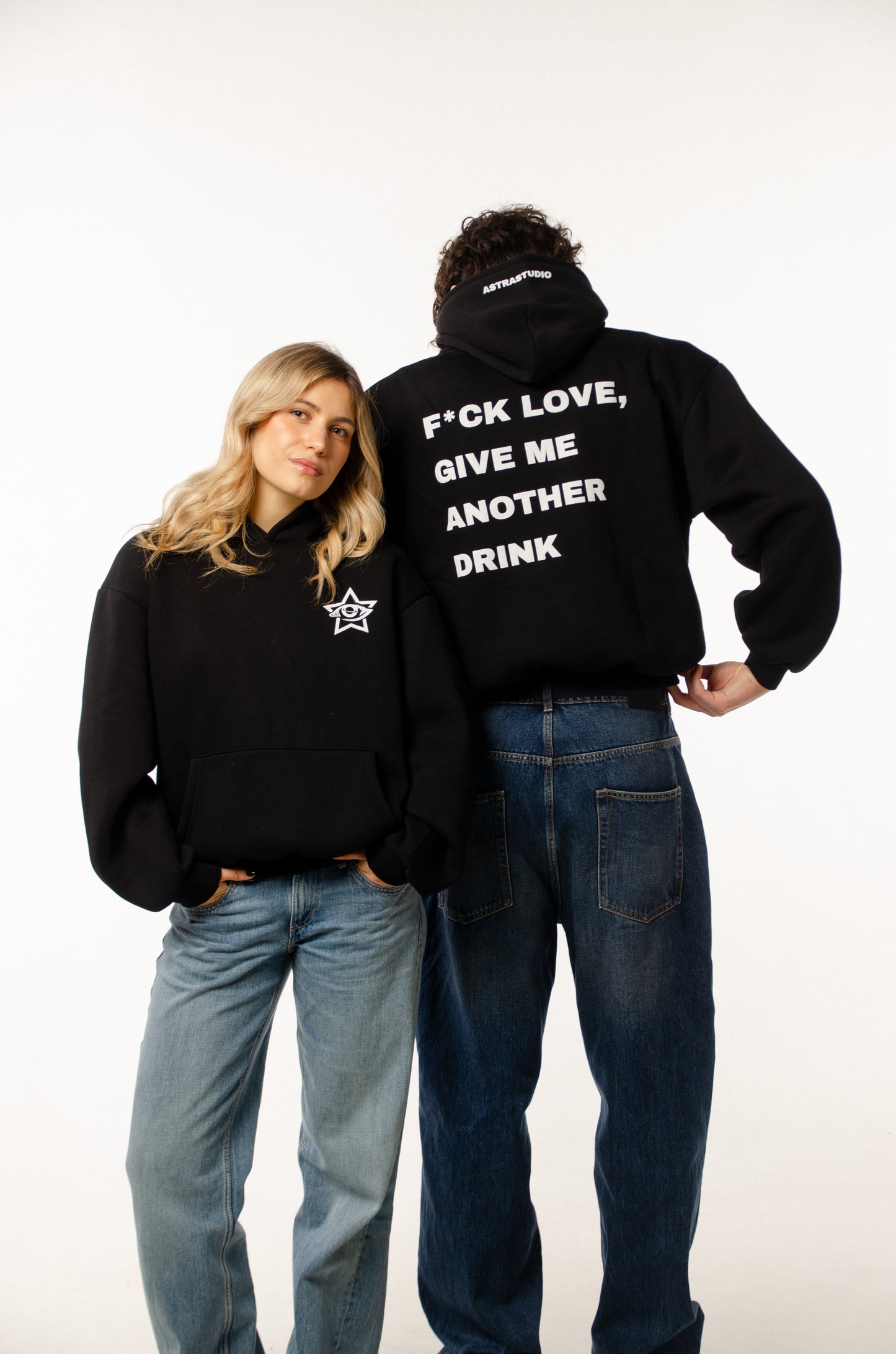 AstraStudio Black Hoodie